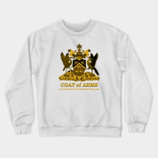 Trinidad and Tobago Coat of Arms Gold Crewneck Sweatshirt